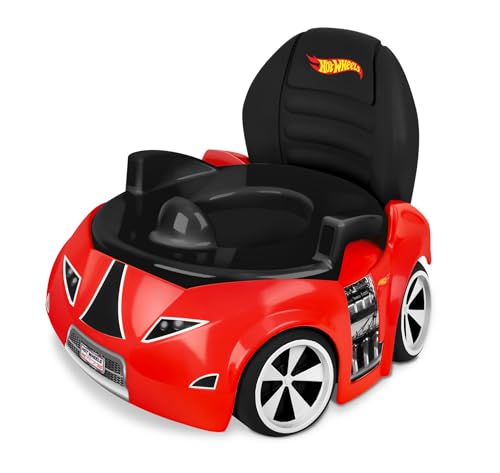 - Inodoro de Entrenamiento para IR al baño, Incluye Asiento de Inodoro Desmontable para niños pequeños y Orinal para niños, a Partir de 12 Meses, Rojo