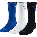 New Nike Men's 3 Pack DRI-Fit Fly Crew Socks