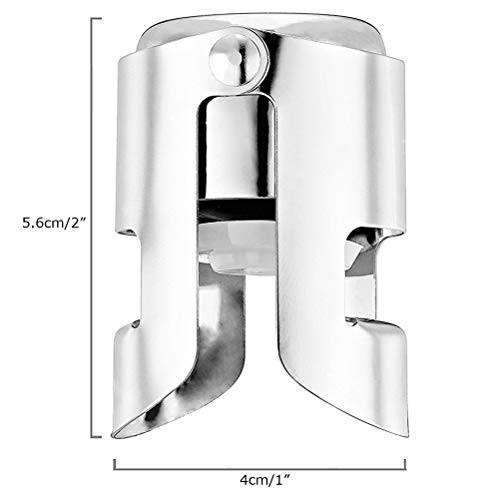 image for 2Buyshop Rose Gold Champagne Stopper Stainless Steel Fizz Saver Champa