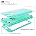 WeLoveCase iPhone 6S Case, iPhone 6 Case, Defender Series Hybrid High Impact Heavy Duty Hard PC Outer Shell with Inner Soft Rubber 3 in 1 Full-Body Protective Case for iPhone 6S/6 (Cool Mint)
