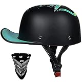 BYBYGXQ Summer Baseball Cap Motorcycle Half Helmet
