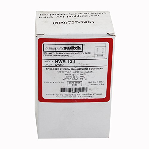Sensor-Switch-Hwr-13-Ivory-Hallway-Occupancy-Sensor-Wall-Mount-Line-Voltage-Passive-Infrared-Pir-130-Ft
