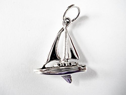925 silver sailboat charm pendant or necklace