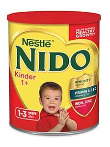 Nestle Nido Bebida De Leche En Polvo Para Ninos 1 3 52 Lb Bote 3 Unidades Amazon Com Grocery Gourmet Food