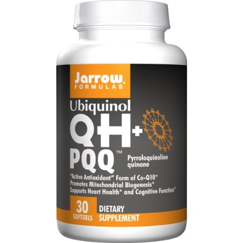 Jarrow Formulas Ubiquinol Plus Pyrroloquinoline Quinone Supplement, 30 Count image