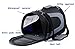 Bonve Pet Dog Carrier Soft Sided Pet Travel Carriers Portable Bags for Dogs, Cats and Small Pets, Airline-Approved, Black