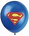 JUSTICE LEAGUE SUPERHERO EMBLEM PARTY BALLOON PACK 12