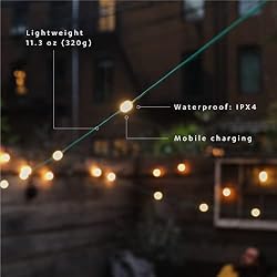 MPOWERD Luci Solar String Lights + Charger