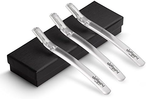 ROSALU Manual Eyebrow Razor Shaper, Multipurpose Facial &amp; Body Touch-up Eyebrow Kit for Shaving Grooming-3 piece
