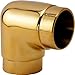 KegWorks 90˚ Degree Flush Elbow Fitting - Polished Brass - For 2