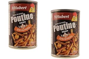 St Hubert Poutine Gravy Ready to Serve Cans from Canada - (2 Cans)
