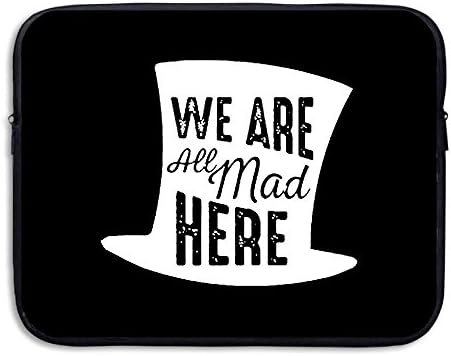 Yvun We Are All Mad Here Briefcase Handbag Case Cover For 13-15 Inch Laptop, Notebook, MacBook Air/Pro