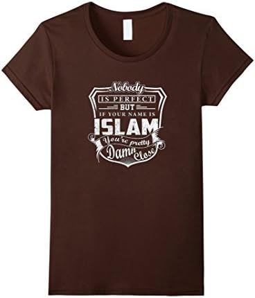Women's Islam pretty - Islam last name, surename t shirt Small Brown