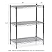 Furinno WS15001 Wayar Heavy Duty Wire Shelving System, 3-Tier, Chrome