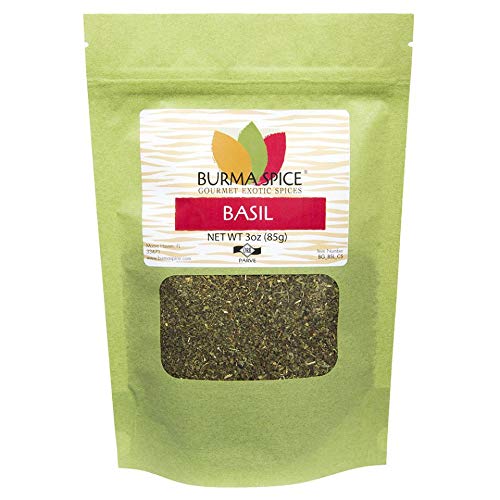 Dried Basil Leaves Sweet Aroma and Slightly Peppery Taste Staple in