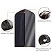 La Saveur 4 Pack Garment Bags for Cloths, Breathable Polyester Suit Bags for Storage