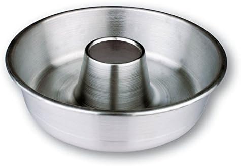 STAMPO FORMA TORTIERA CIAMBELLA ALLUMINIO CON BUCO CM.22