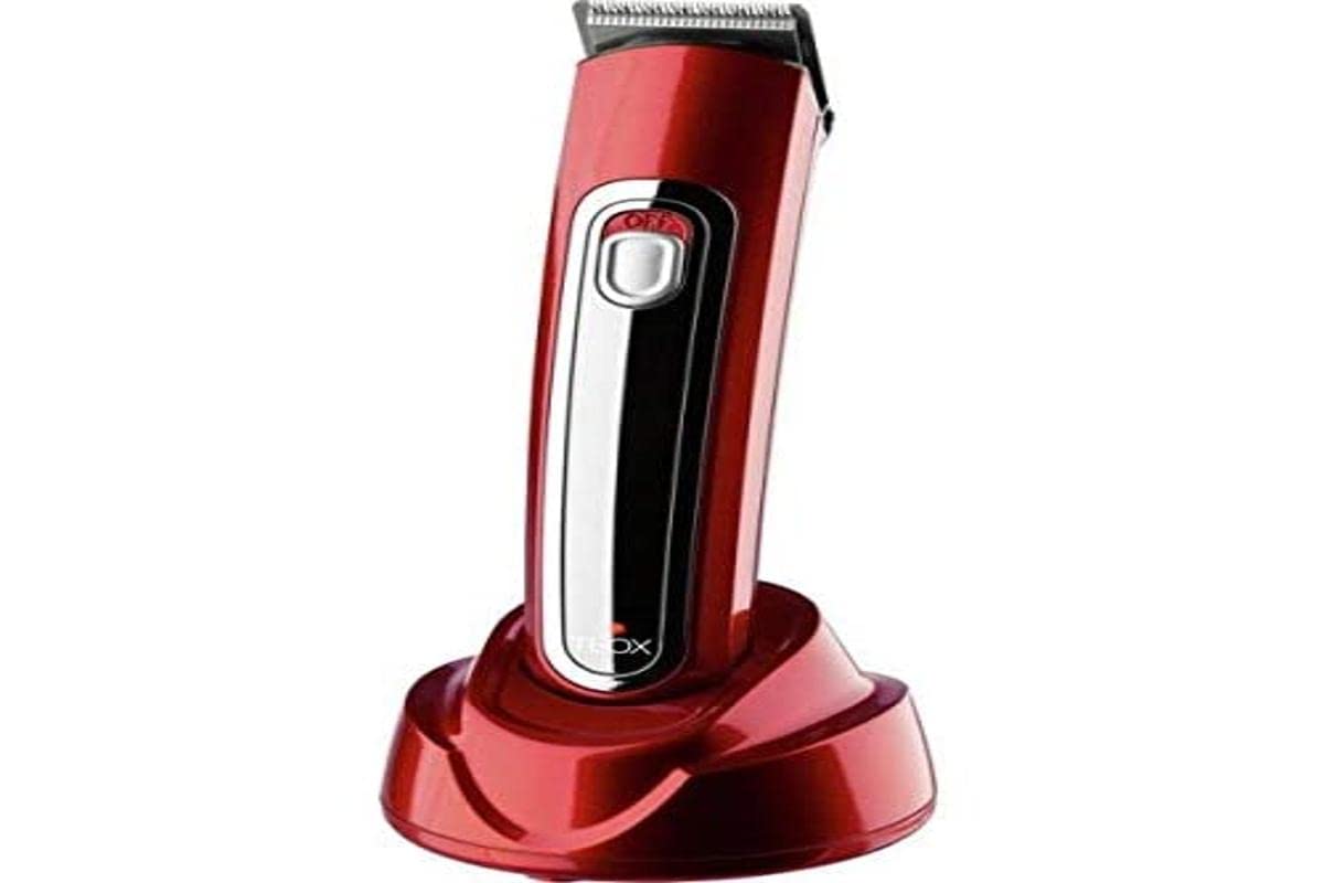 SINELCO FRANCE Original Teox Cordless Hair Clipper Glossy Red, Brillant Rouge