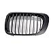 Front Hood Kidney Luxury Grill Grille Snap-on For 1999-2002 E46 Coupe Cabriolet Pre-facelift (1999-2002, Matte Black)