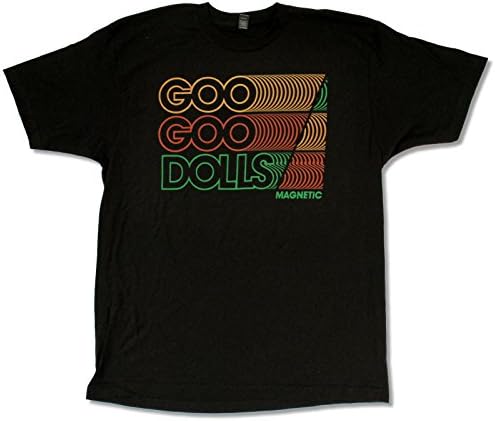 Adult Goo Goo Dolls "Repeater Cruise 2013" Black T-Shirt (Medium)