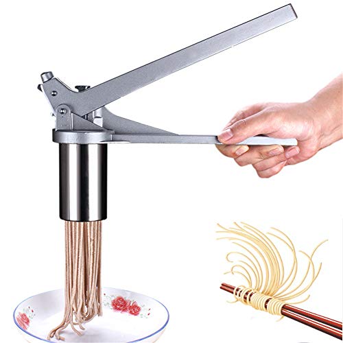 VolksRose Stainless Steel Noodle Maker with 7 Models, Manual Pasta Maker, Fresh Noodles Press Pasta Spaghetti Making Machine, Vegetable Fruit Juicer Kitchen Tool Accessories #3