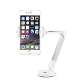 Adjustable Phone Stand, GVDV Foldable Desk Phone Mount Sturdy Cradle with Strong Suction Cup, Holder for iPhone 7 6 6s Plus 5 5s 5c Charging