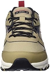 Skechers Men's Walking Sneaker, Taupe Leather Mesh