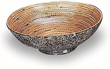 ORGBH Egg Shell Bamboo Round Bowl, Medium