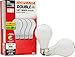 SYLVANIA Double Life Halogen Light Bulb, A19, 75W Equivalent, Efficient 53W, 800 Lumens, Soft White - 4 Pack (50045)