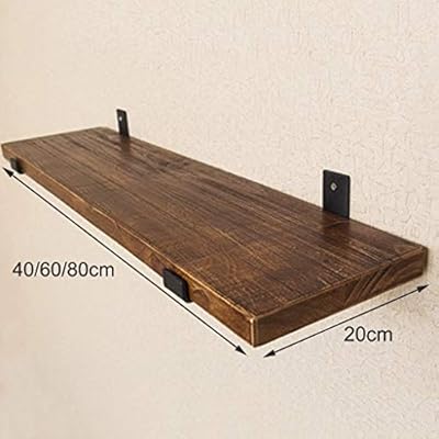 Soportes De Estante De Pared Retro Estante De Madera Organizador