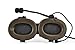 IRON JIA'S Hunting Headset Shooting Tactical Earmuffs Aviation headphone Noise Canceling Hearing Protection NATO plug (Dark Brown)