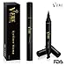 Winged Eyeliner Stamp – 1 Left Wing Stamp with Eyeliner Pen and 1 Right Wing Stamp with Eyeliner Pen for Precise and On Trend Long Lasting Eyeliner Application – Smudge Proof and Waterproof