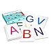 Attractivia Magnetic Big Alphabet ABC Flash Cards - 26 Sturdy Uppercase Large Letters - for Classroom Teachers, Homeschool, ESL, Toddlers 2-4 Years, Kids and Adults
