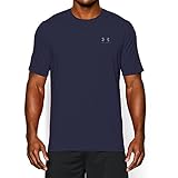 Under Armour Men's Charged Cotton Sportstyle T-Shirt, Midnight Navy/Steel, Medium