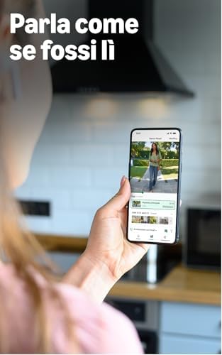 Videocitofono cablato 2K+ (ultimo modello) | Videocitofono con video 2K a figura intera | Alimentazione con cablaggio continua | Audio ottimizzato | Protezione IP65 | Bianco