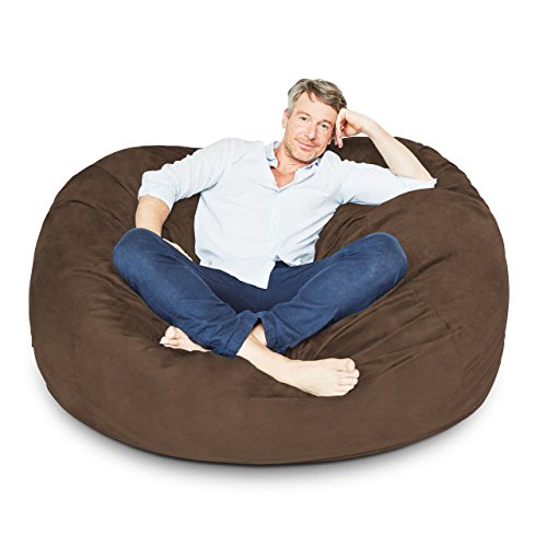 Lumaland Luxurious Giant 5ft Bean Bag Chair with Microsuede Cover