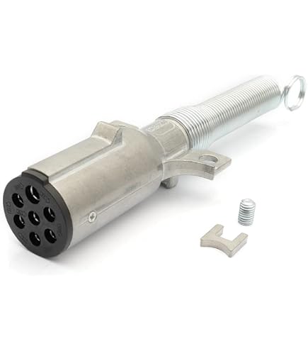 Pollak 7-Way Connector - Round Pin Trailer Wiring Connector