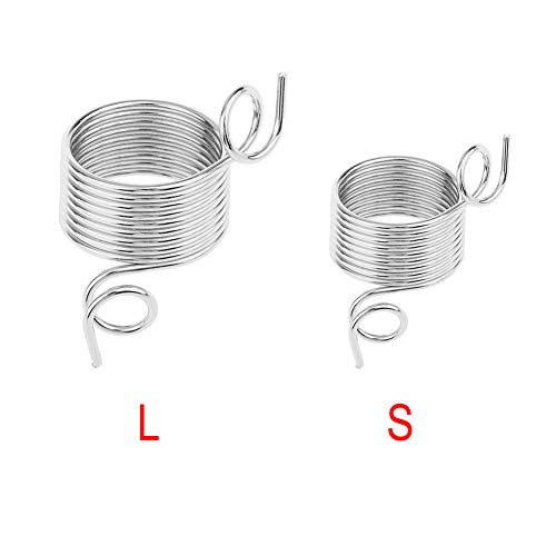 Sewing Tools & Accessory - 17mm 19mm Stainless Steel Knitting Finger Thimble Yarn Stranding Guide - & Thread Knit Guide Knit Yarn Thread Crochet Thread Wool Crochet Winder Coral Hand Wove - Thumbnail 5