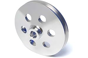 CVF RACING V-Belt Power Steering Pulley for Ford 351W, 351C, 429, 460, Press Fit