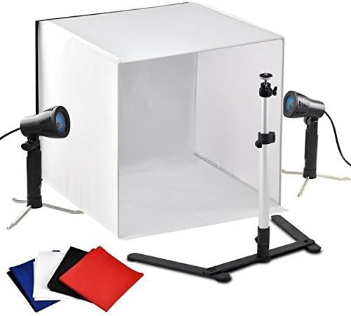 Beyondfashion High Quality Portable Light Camera Photo Studio Kit Tent Box Tripod Stand 4 Backdrops