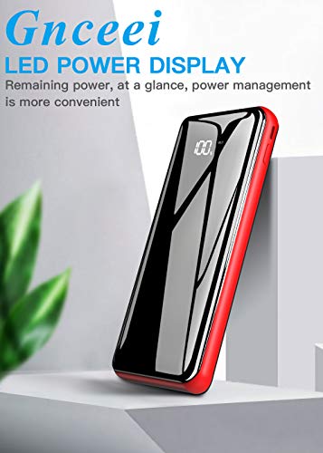 Portable Charger Power Bank 25000mAh - High Capacity with LCD Digital Display,3 USB Output & Dual Input External Battery Pack Compatible with Smart Phones,Android Phones,Tablet and Other Devices