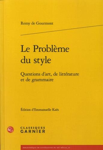 Le  problème du style