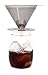 Podoy Paperless Pour Over Coffee Dripper | Stainless Steel Reusable Coffee Filter | Hand Drip Coffee Maker with Cup Stand