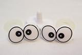 Sassy Bears 15mm Flat Double Comic Safety Eyes for Bear, Doll, Puppet, Plush Animal and Craft - 5 Pairs