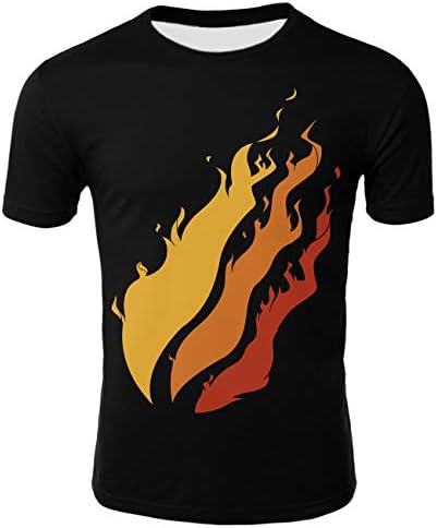 QGYMX Preston Fire Men and Women Youth Fashion Print T-Shirt