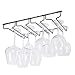 Wallniture Pinot Wine Glass Holder Under Cabinet Organization and Storage for Kitchen Decor, 17