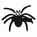 Baby Halloween Hairclip Kids Felt Hairpin Funny Spider Character Hairgrips JHH04 (Black Spider)