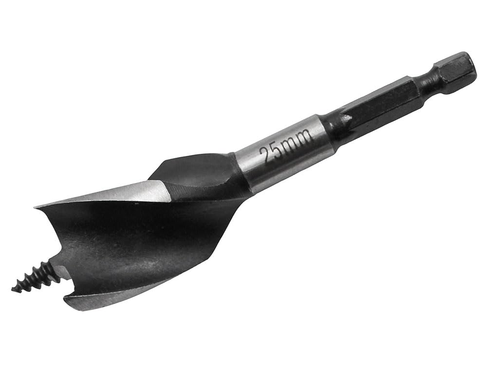 Faithfull FAITPAS25 Tri-Point Speed Auger Bit 25mm Stubby