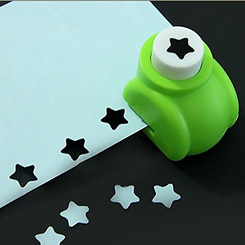 7thLake Paper Punch,Scrapbooking Punches 10 Pieces,Cute Multi-pattern Hand Press Shapes,Kid Cut DIY Handmade Hole Puncher for Festival Papers and Greeting Card