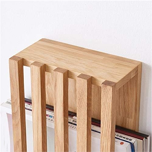 Sgmymxディスプレイスタンド データフレーム無垢材新聞ラッククリエイティブシンプルな塗料フリーオイルフリー環境に優しいオークマガジンラック 雑誌の陳列台 A 配送員設置送料無料 Color